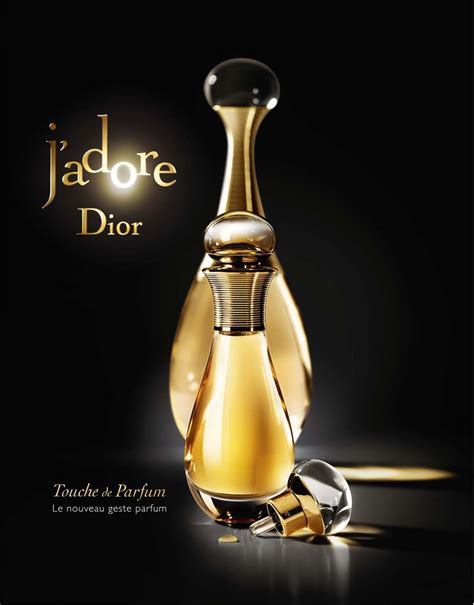 dior j'adore touche de parfum|j'adore Dior perfume model.